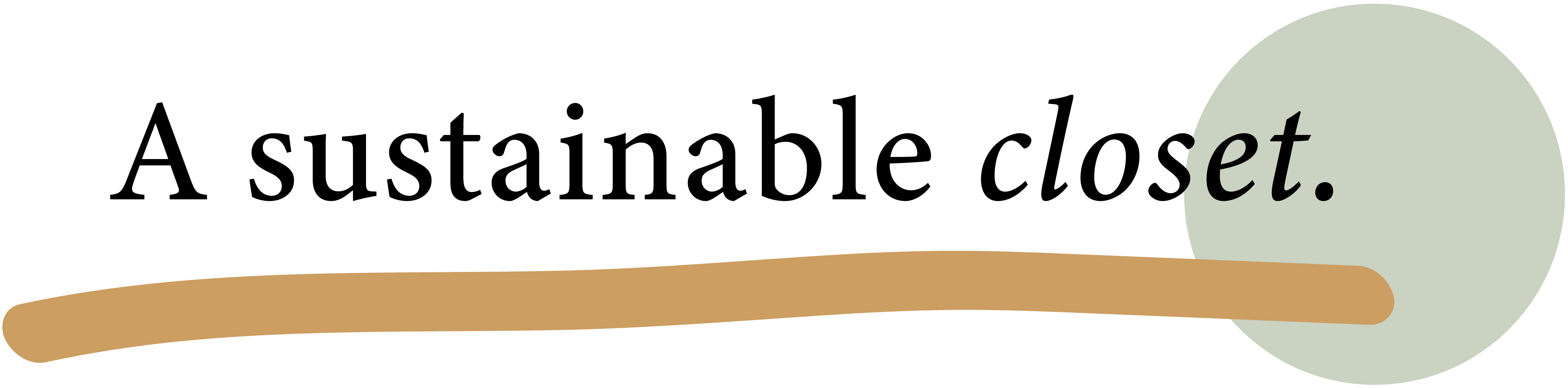 A Sustainable Closet logo